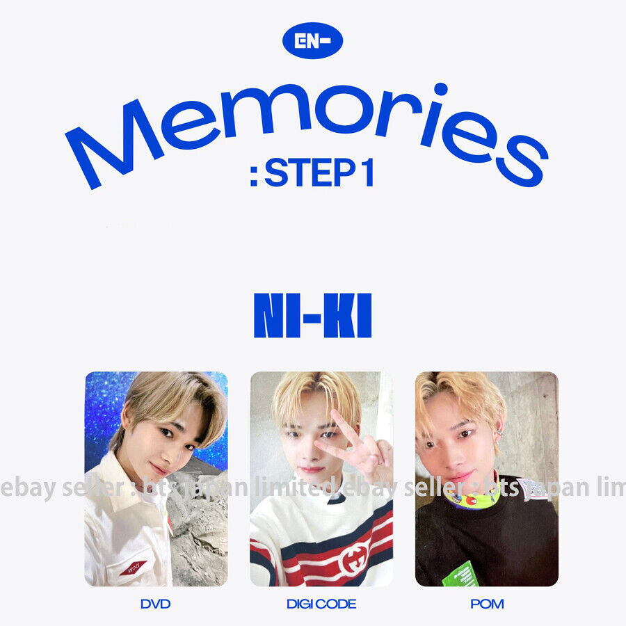 ENHYPEN NI-KI Memories : Step 1 Official Photocard DVD DIGI CODE POM –  world-store