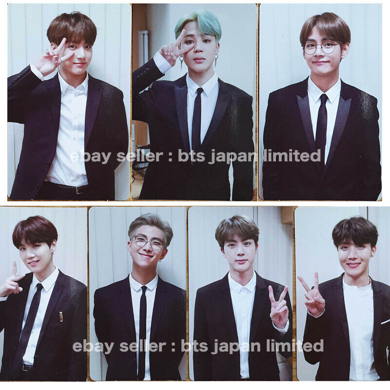 BTS MEMORIES OF 2018 DVD Official Photo card Jungkook V JIMIN SUGA J-HOPE  JIN RM