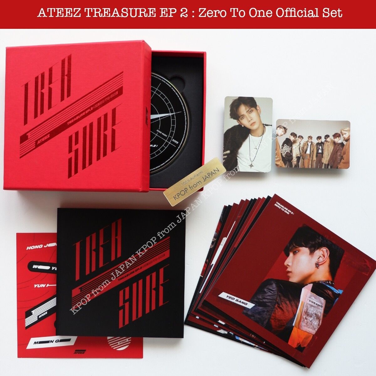 YEOSANG ATEEZ TREASURE EP 2 : Zero To One Official Album Photocard 
