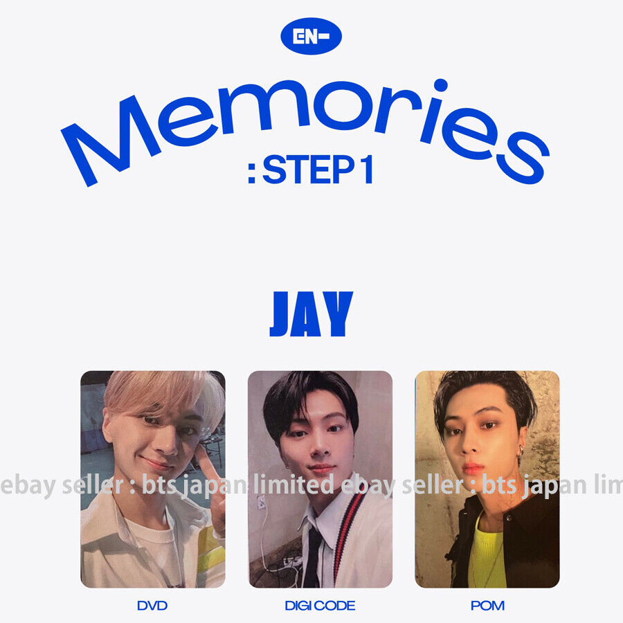 ENHYPEN JAY Memories : Step 1 Official Photocard DVD DIGI CODE POM –  world-store