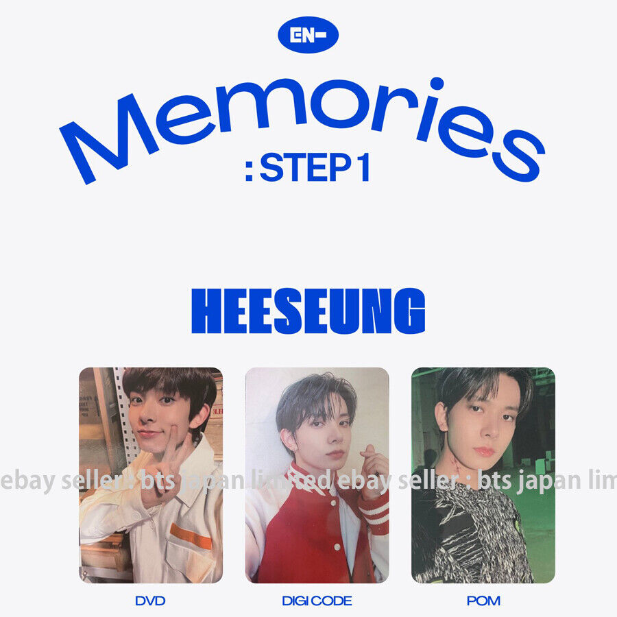 ENHYPEN HEESEUNG Memories : Step 1 Official Photocard DVD DIGI CODE PO –  world-store