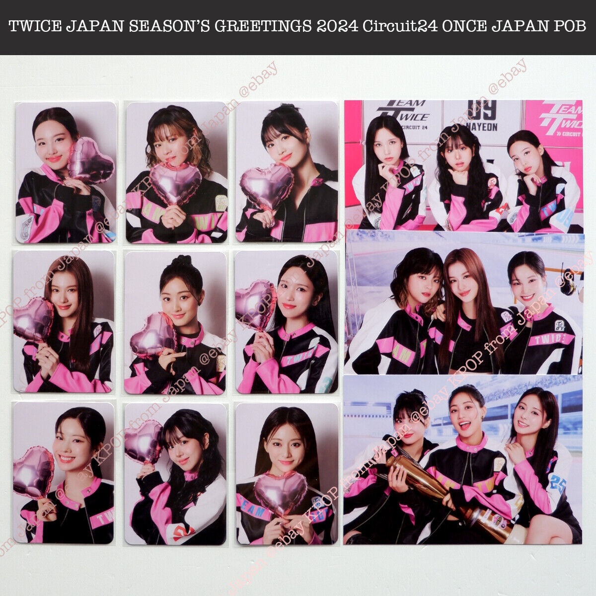 Store TWICE Wake Me Up Japan FULL Postcard Set 1