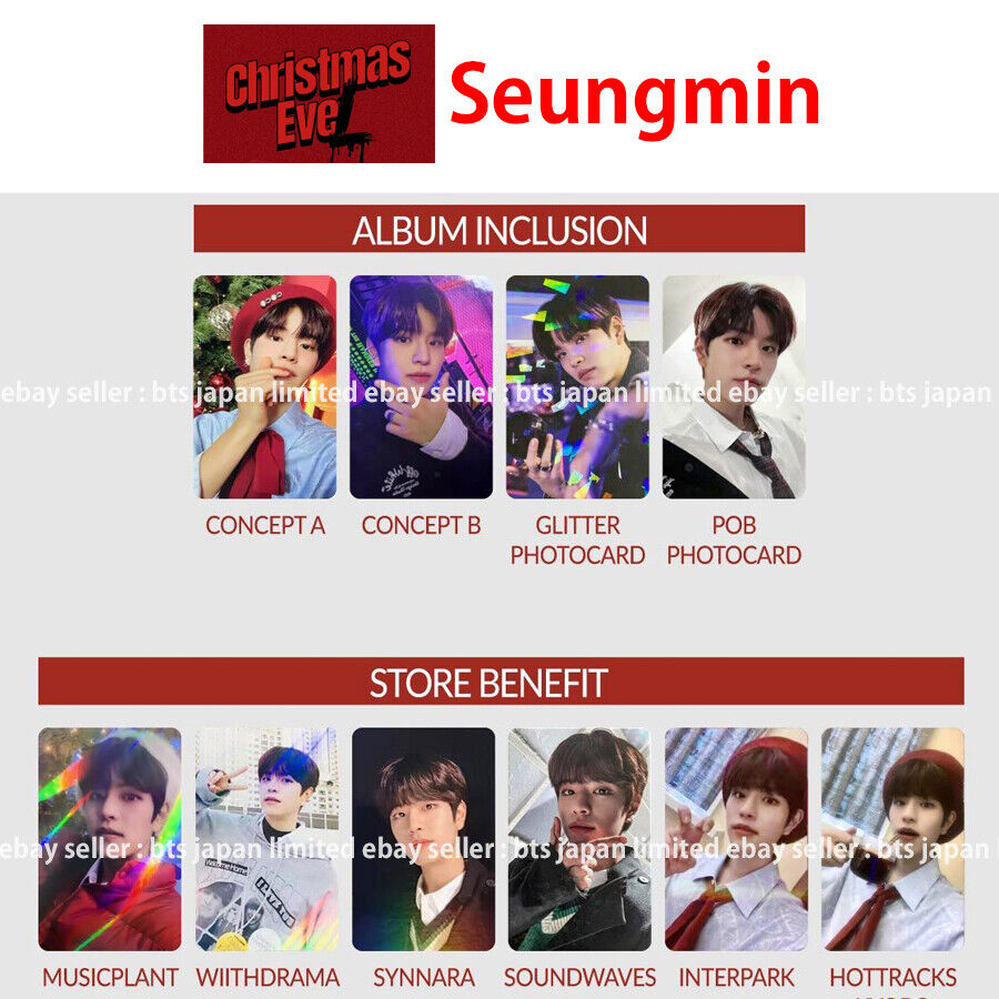 Stray outlets Kids Seungmin Christmas Evel SubK Shop POB PC