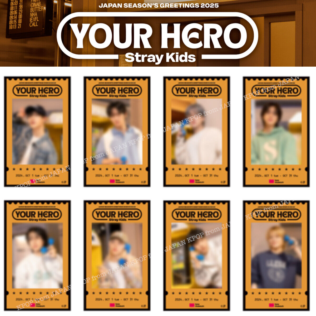 PRE STRAY KIDS YOUR HERO JAPAN SEASON'S GREETINGS 2025 MUSEUM MD PHOTO –  world-store