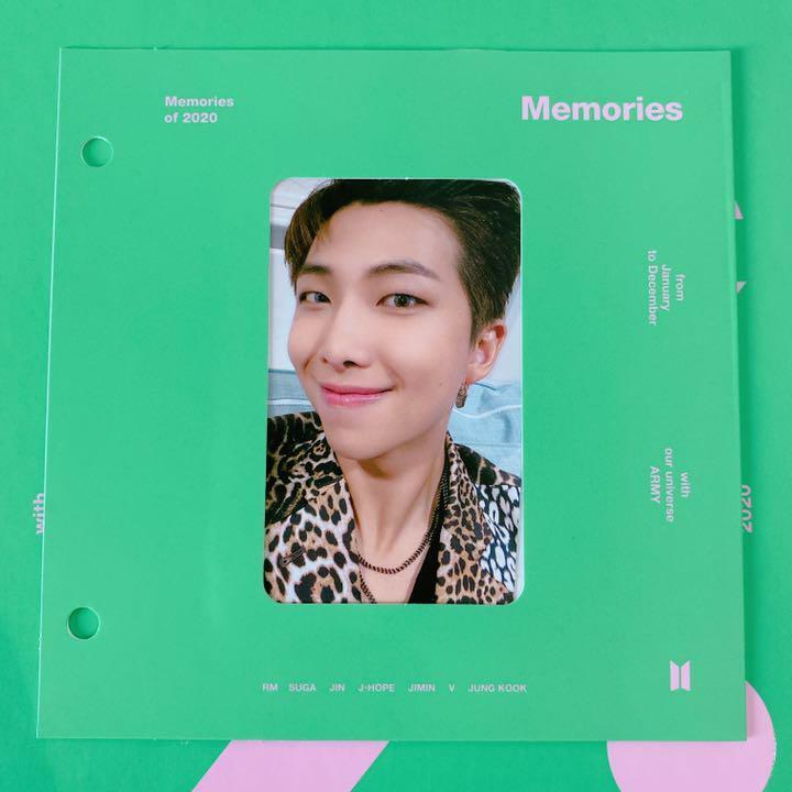 BTS RM Memories of 2020 Blu-ray ver. Official Photo card + Paper Frame –  world-store