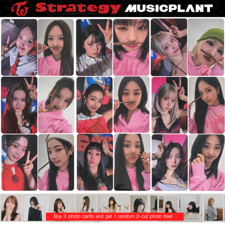 PRE TWICE STRATEGY MUSICPLANT 2ND LUCKY DRAW EVENT PHOTOCARD MUSIC PLANT