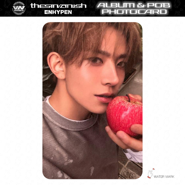 ENHYPEN THE SIN VANISH FORBIDDEN AFTERLIGHT STORM FUGITIVES Photocard POB JAPAN
