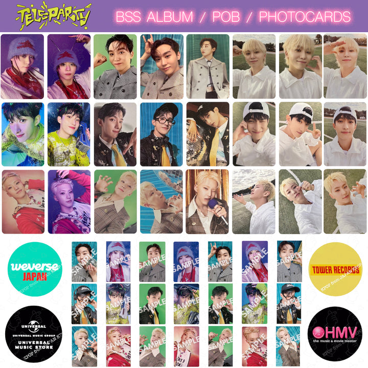 PRE BSS TELEPARTY Album POB Lucky draw Official Photocard Weverse Japan UMS HMV