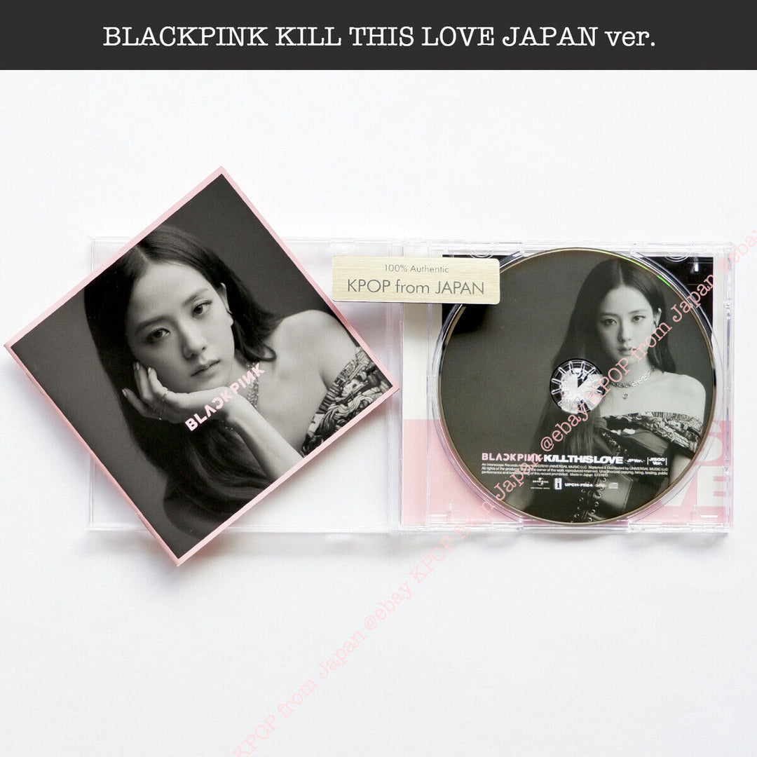 BLACKPINK KILL THIS LOVE Versión JP CD Tarjeta fotográfica oficial Jisoo Rose Jennie Lisa 