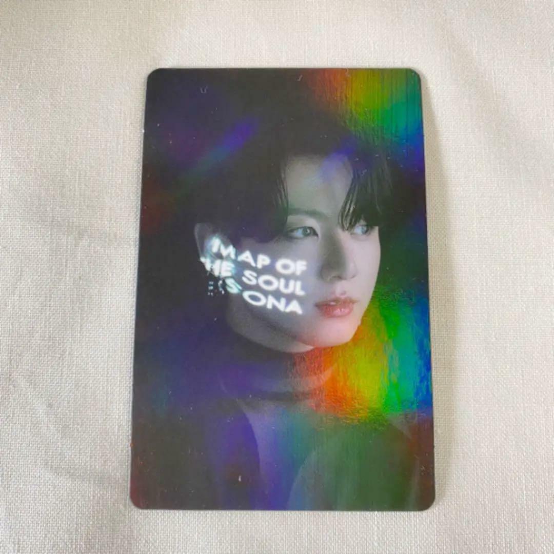 BTS Jungkook CLUE ROUTE HOLOGRAM MAP OF THE SOUL MOS ONE CONCEPT BOOK Photo card