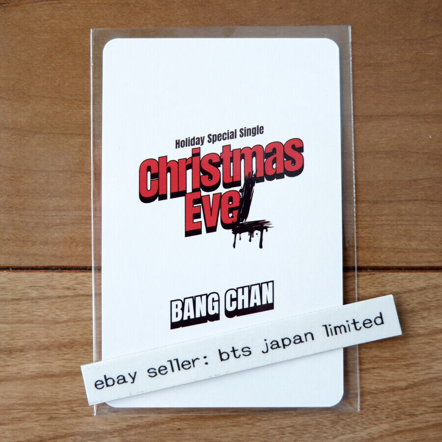 Stray Kids Bang Chan Christmas EveL Official Photocard CONCEPT GLITTER POB PC