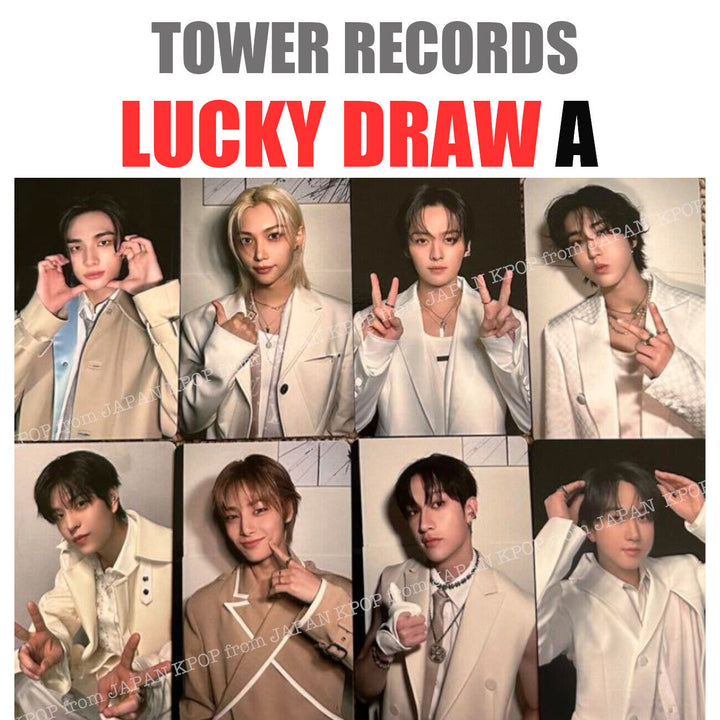 Stray kids ATE Album Japan POB Lucky draw Photocard SONY Tower Record HMV