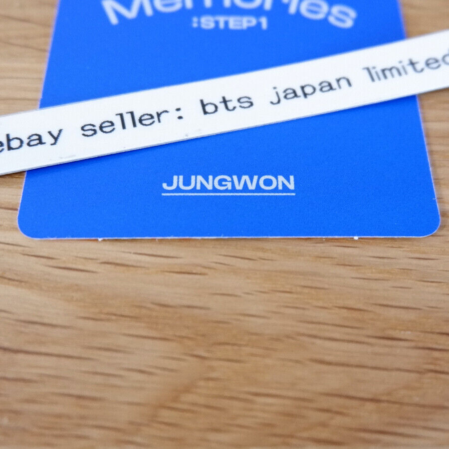 ENHYPEN JUNGWON Memories : Step 1 Official Photocard DVD DIGI CODE POM