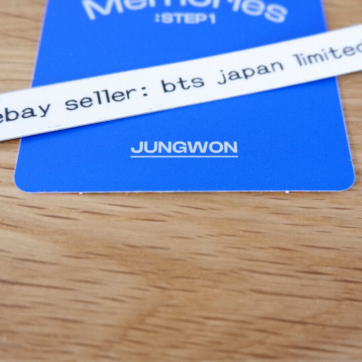 ENHYPEN JUNGWON Memories: Paso 1 Tarjeta fotográfica oficial DVD DIGI CODE POM 