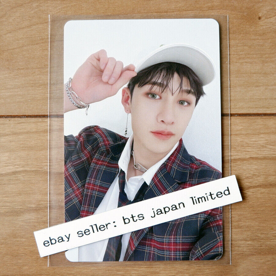 Stray Kids Bang Chan Nochebuena Tarjeta fotográfica oficial CONCEPT GLITTER POB PC 