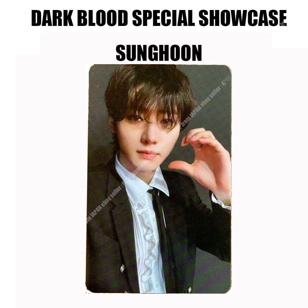 ENHYPEN DARKBLOOD SHOWCASE Official Photocard JUNGWON SUNGHOON HEESEUNG SUNOO