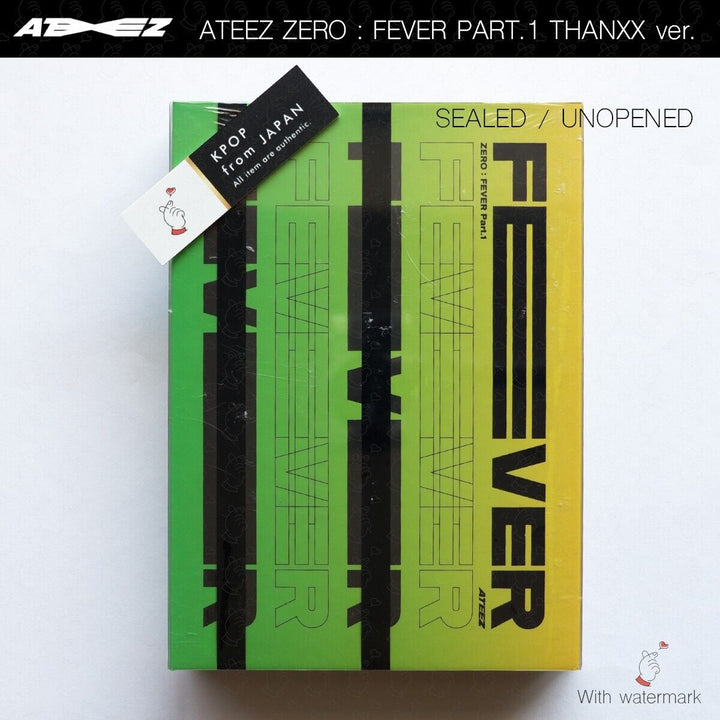 SEALED ATEEZ Zero Fever Part.1 THANXX INCEPTION DIARY ver. 3Types Full Set