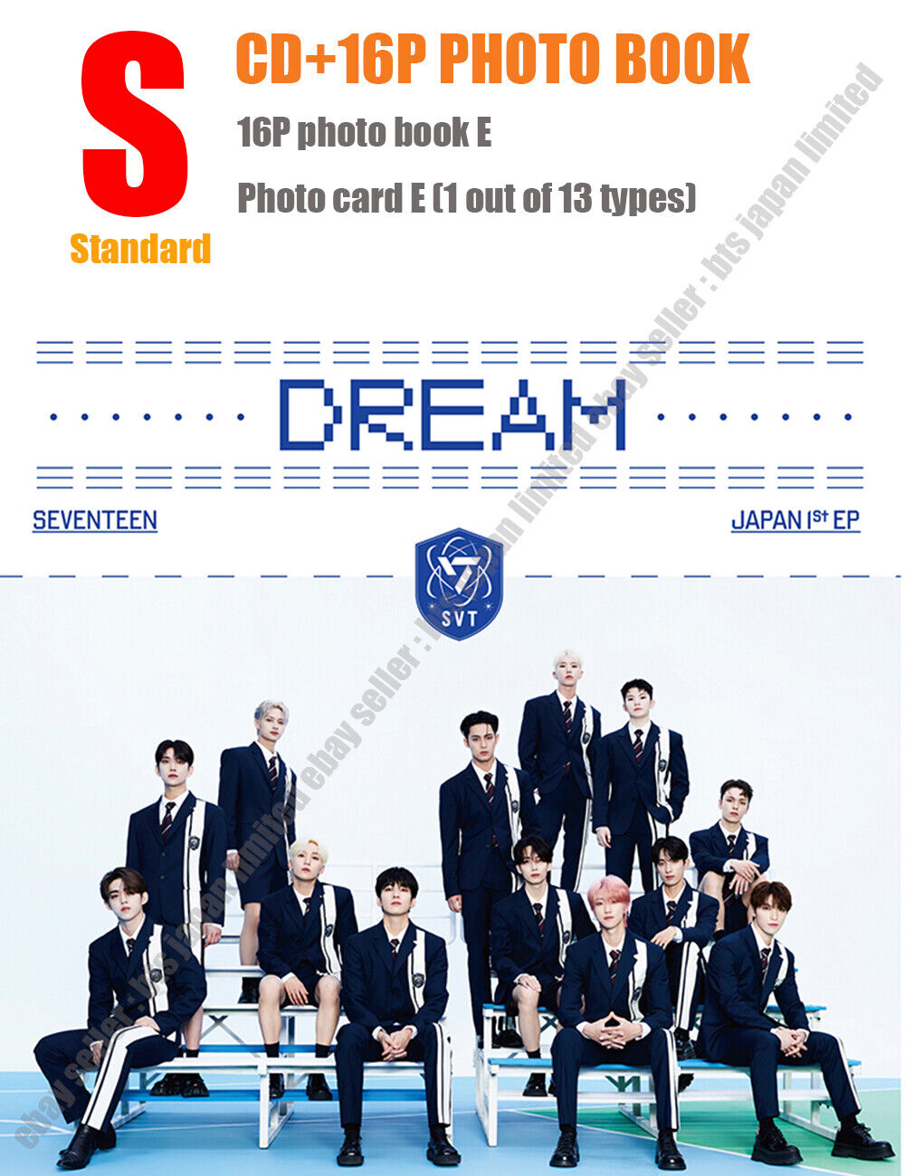 SEVENTEEN DREAM Japan Limited A / B / C / D / S / F / CARAT Club de fans 