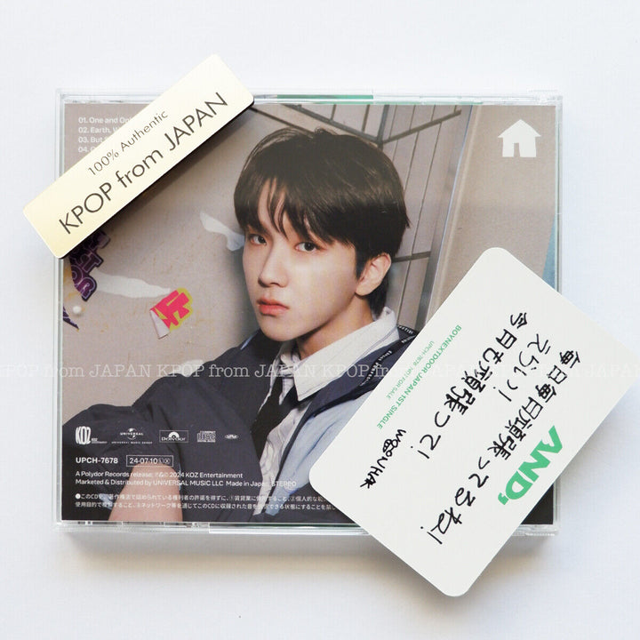 BOYNEXTDOOR AND, AND Japan SOLO CD + Photocard set JAEHYUN TAESUN LEEHAN SUNGHO