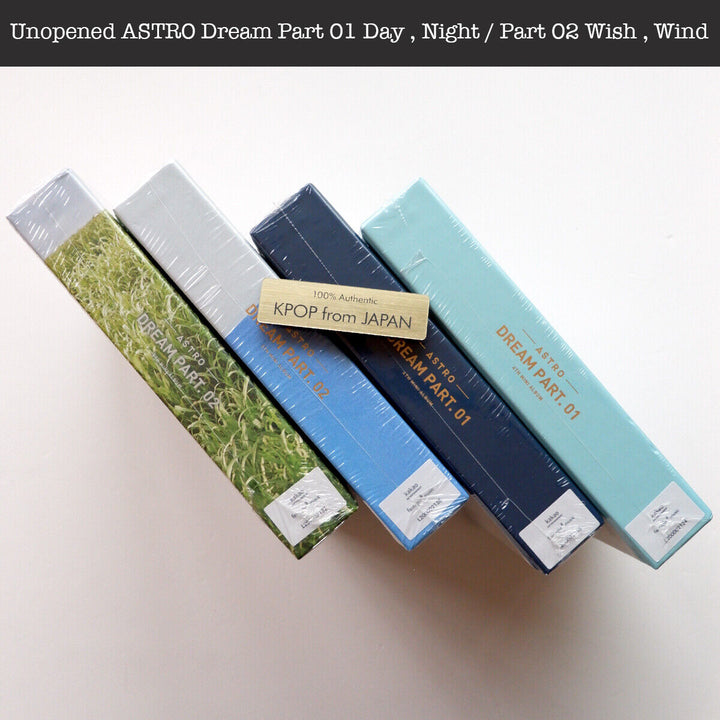 Unopened ASTRO Dream Part 01 Day , Night / Part 02 Wish , Wind Album Photocard