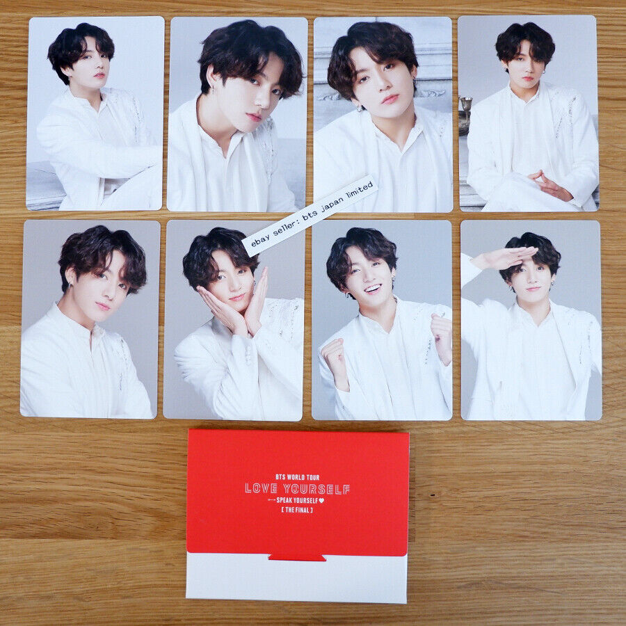 Mini PhotoCard oficial de BTS JUNGKOOK HABLA TU MISMO LA FINAL en Seúl 2019