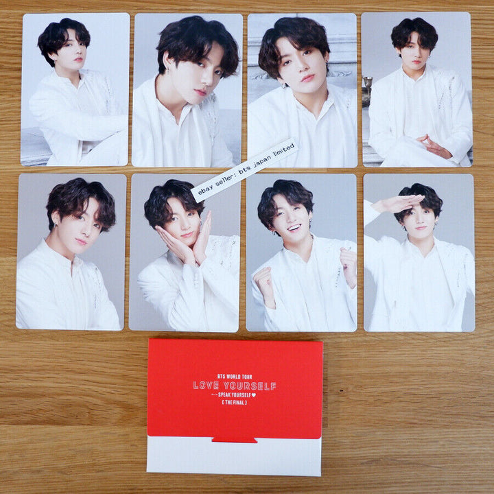 Mini PhotoCard oficial de BTS JUNGKOOK HABLA TU MISMO LA FINAL en Seúl 2019