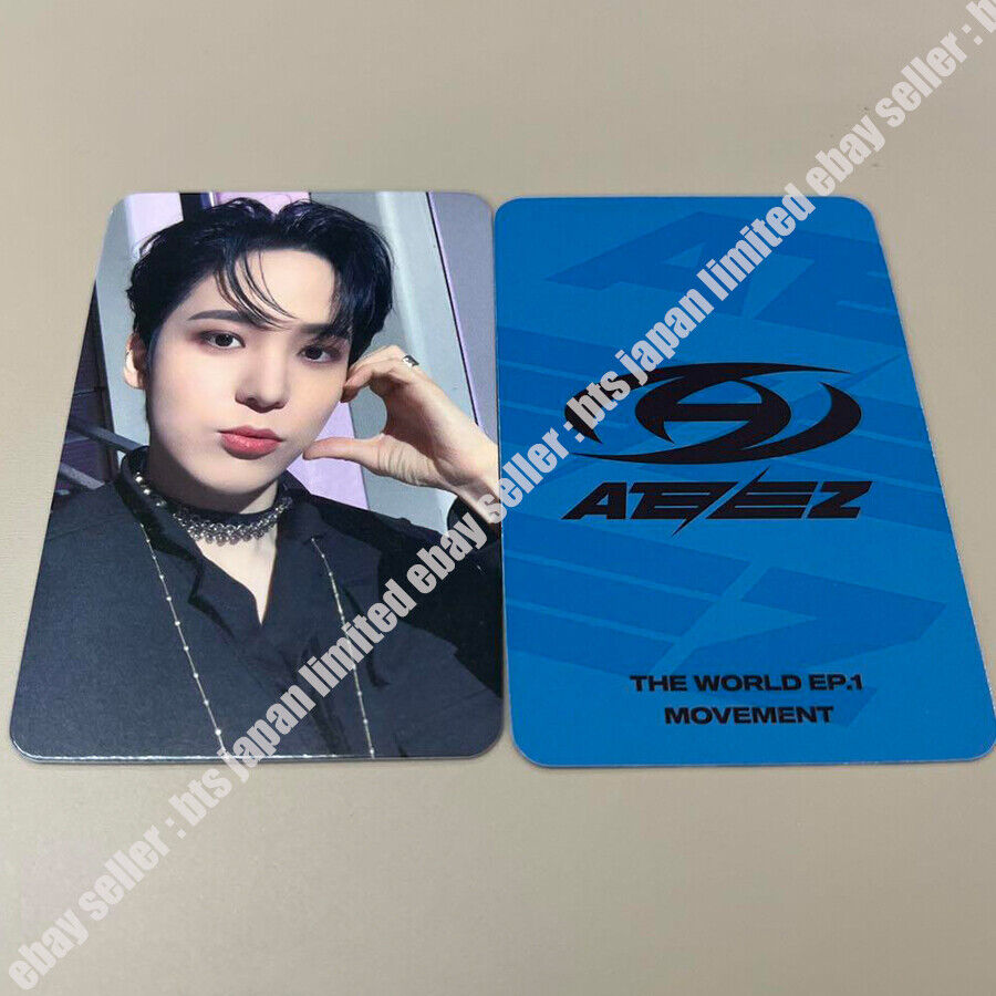 ATEEZ THE WORLD EP.1: MOVEMENT SoundWave POB Tarjeta fotográfica oficial Sorteo 