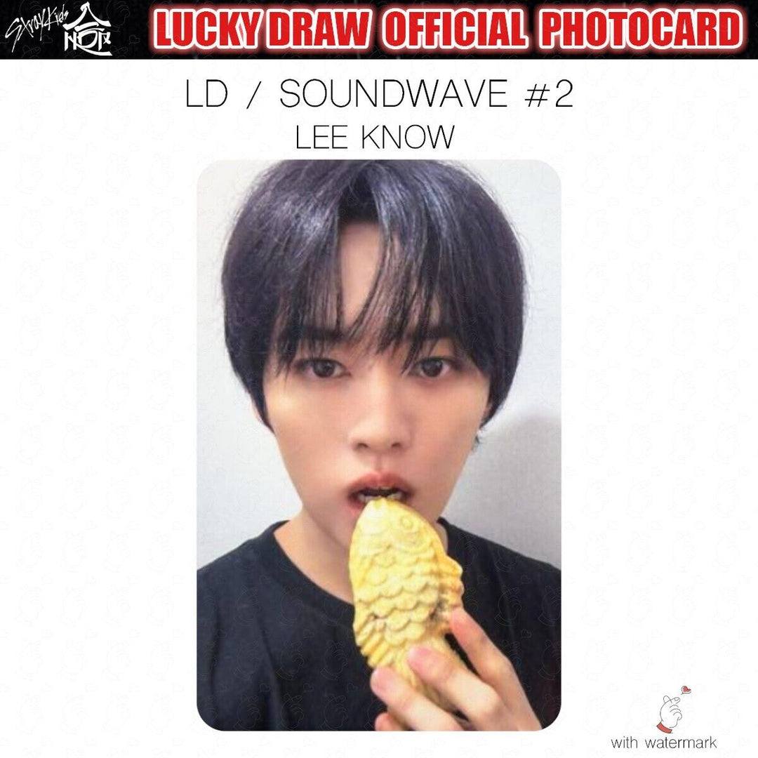 PRE STRAY KIDS HOP LUCKY DRAW SOUNDWAVE POP-UP OFFICIAL PHOTOCARD POLAROID POPUP