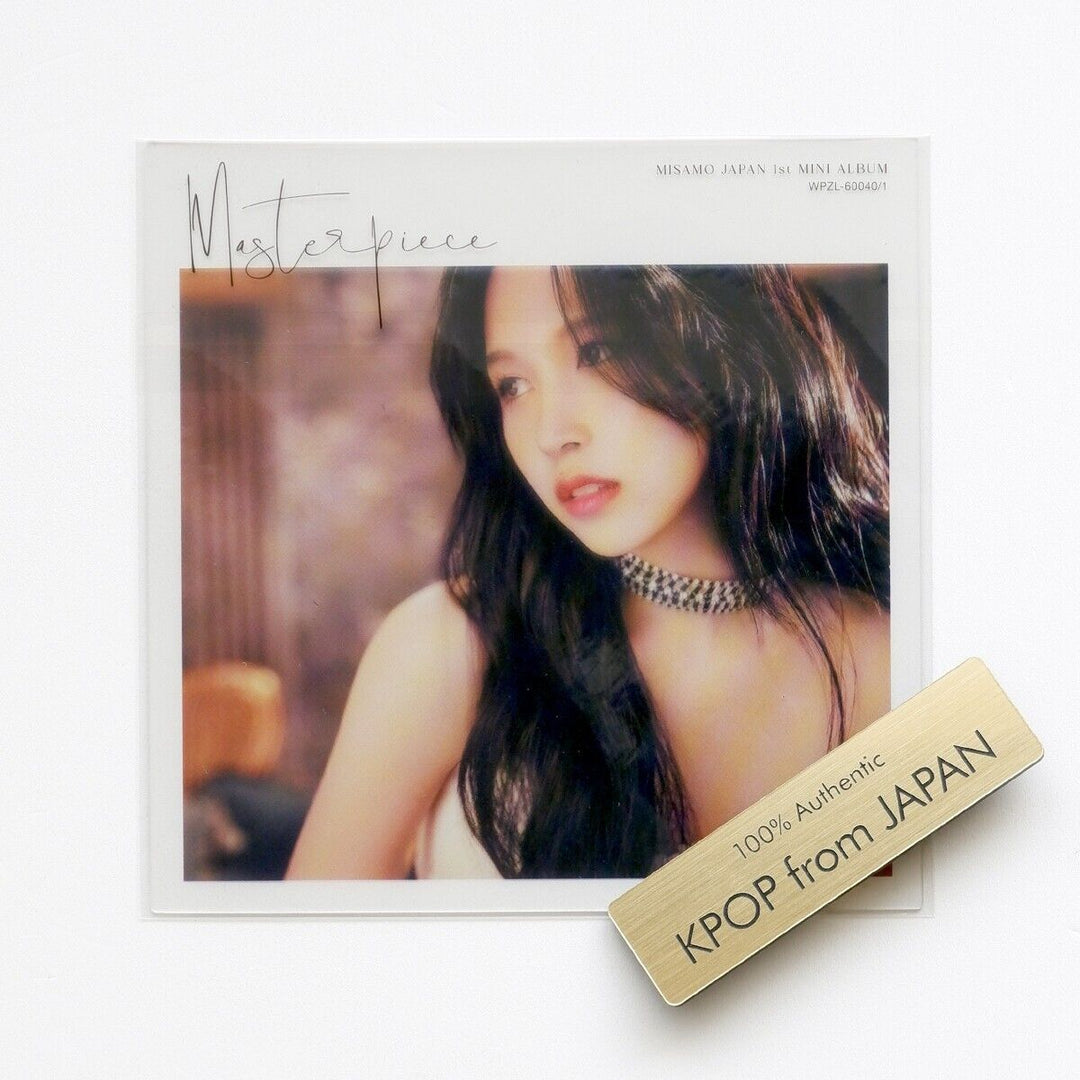 MINA MISAMO Masterpiece Solo CD + DVD + Photocard Postcard Polaroid set TWICE