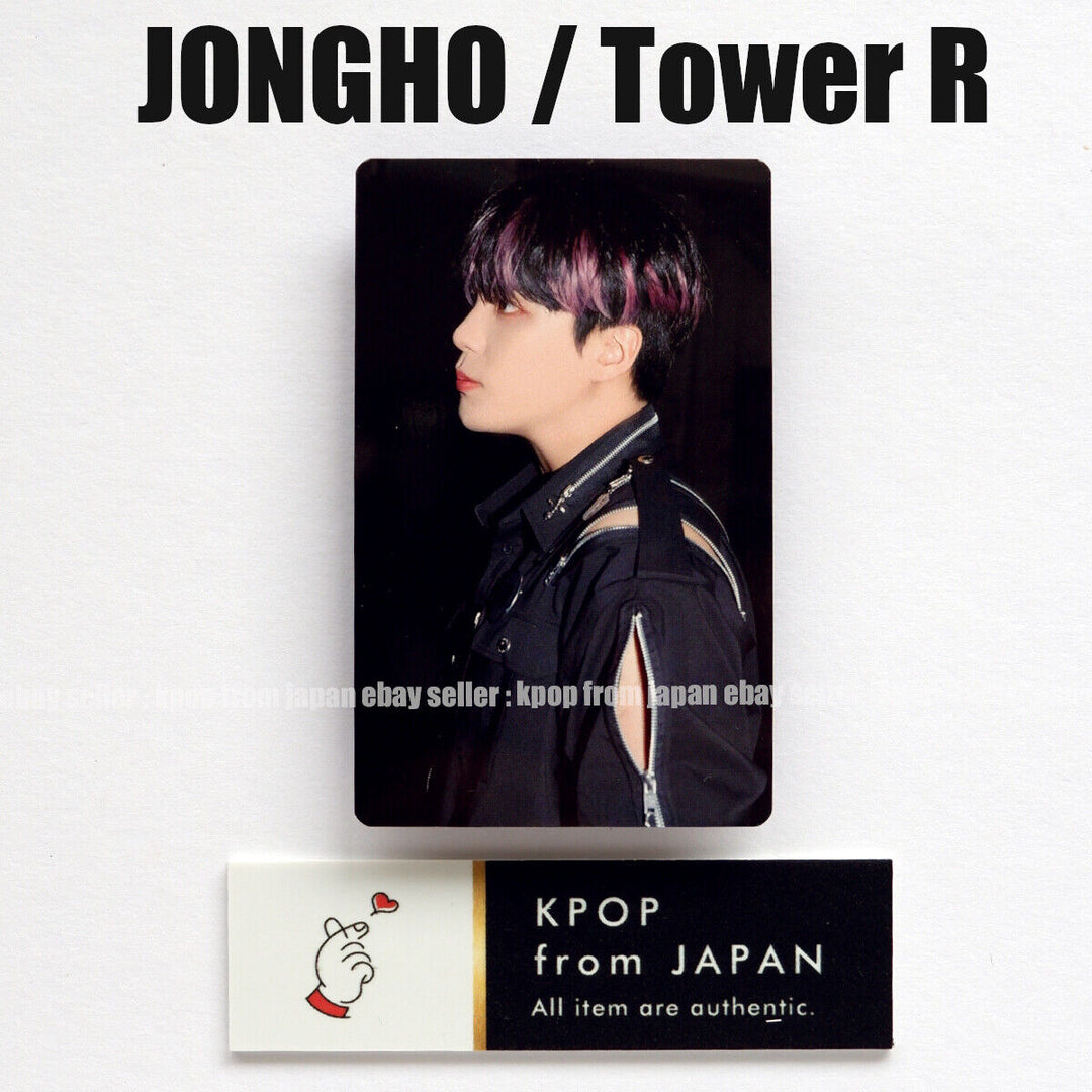 JONGHO ATEEZ THE WORLD EP.2:OUTLAW POB Tarjeta fotográfica del sorteo Rakuten UMS Japón 