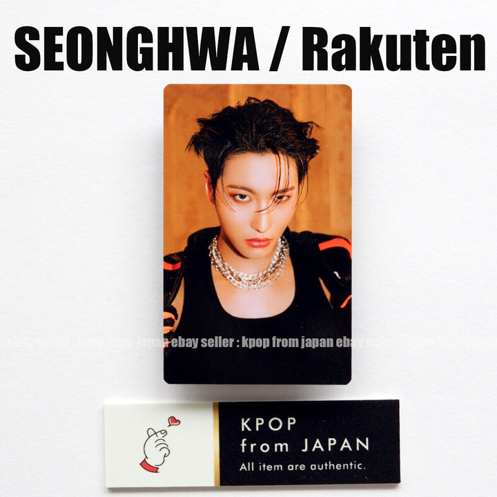 SEONGHWA ATEEZ THE WORLD EP.2:OUTLAW POB Lucky draw photocard Rakuten UMS japan