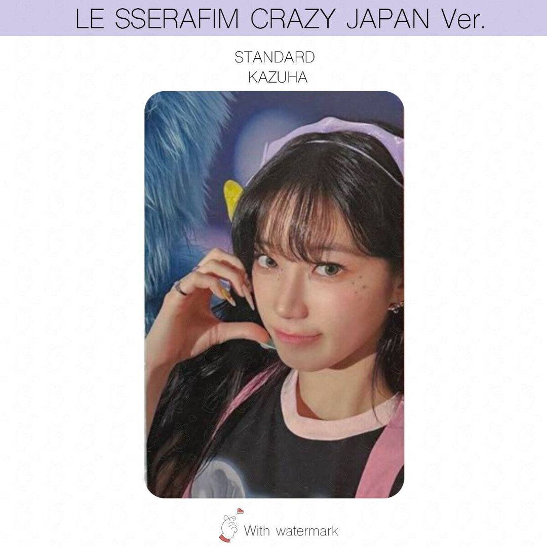 LE SSERAFIM CRAZY JAPAN ver. ALBUM POB LUCKY DRAW PHOTOCARD WEVERSE UMS HMV UNIT