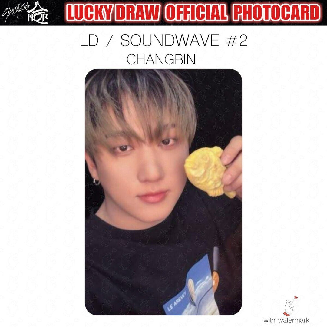 PRE STRAY KIDS HOP LUCKY DRAW SOUNDWAVE POP-UP OFFICIAL PHOTOCARD POLAROID POPUP