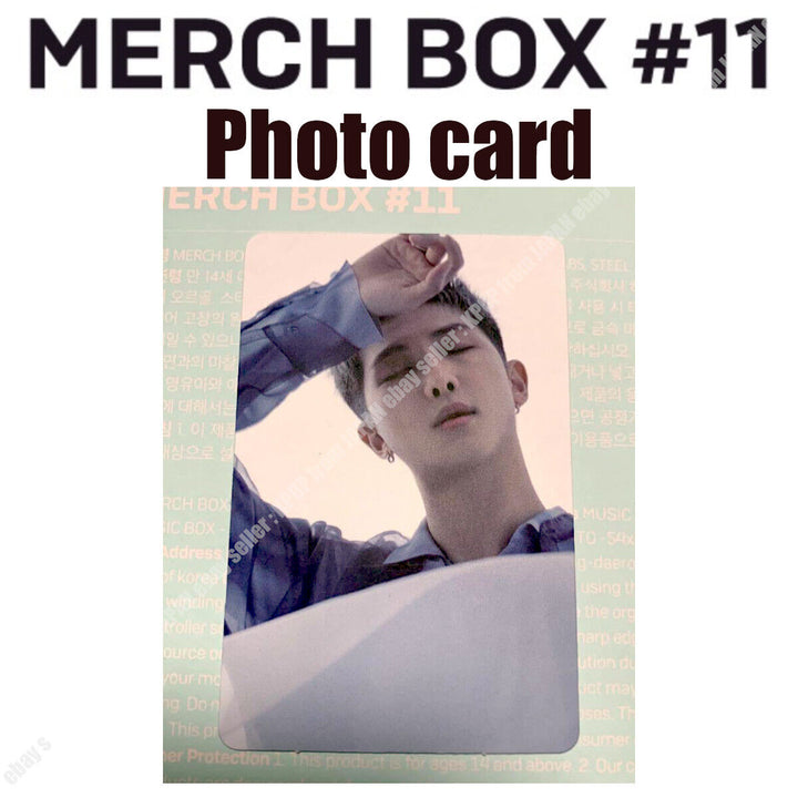 BTS MERCH BOX #11 Tarjeta fotográfica oficial PC 7 RM JIN SUGA J-HOPE JIMIN V JUNGKOOK 