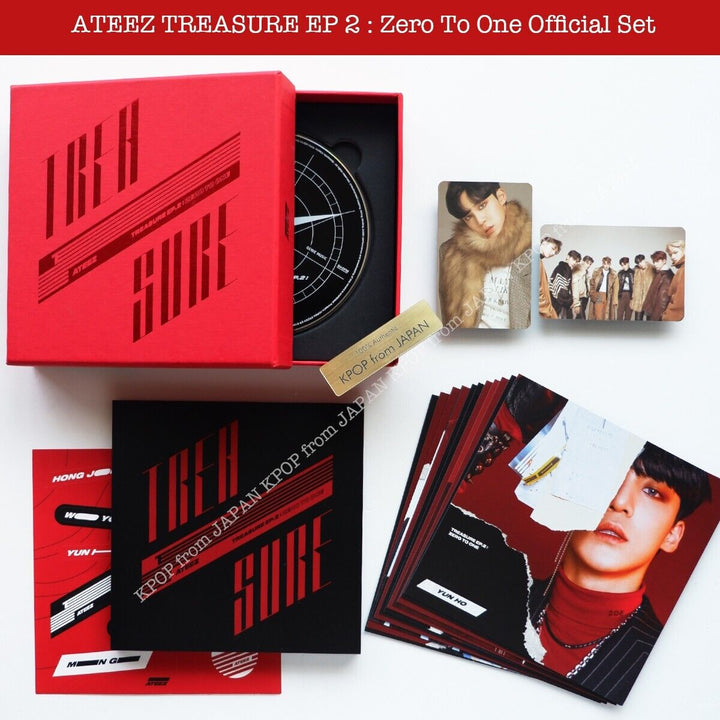 YUNHO ATEEZ TREASURE EP 2 : Zero To One Official Album Photocard set PC EP.2