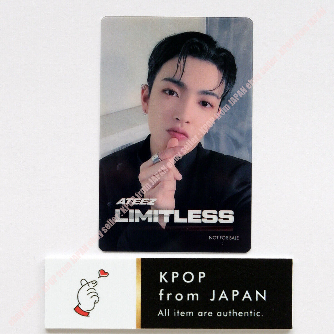 HONGJOONG ATEEZ Limitless Official Photocard ATINY Tower records HMV Lucky draw