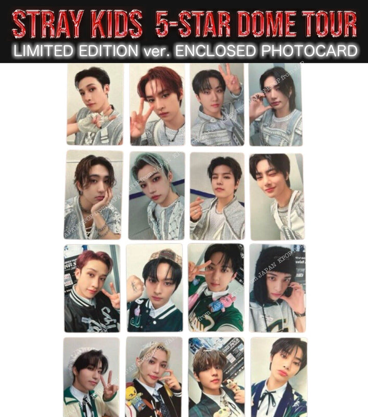 STRAY KIDS 5-STAR DOME TOUR 2023 LIVE BLU-RAY JAPAN ENCLOSED PHOTOCARD