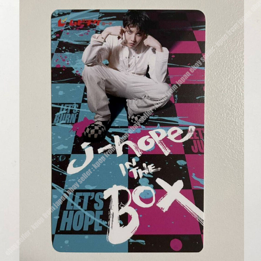 J-HOPE IN THE BOX Película JAPAN Tarjeta fotográfica oficial limitada 1.a 2.a tarjeta fotográfica POB 