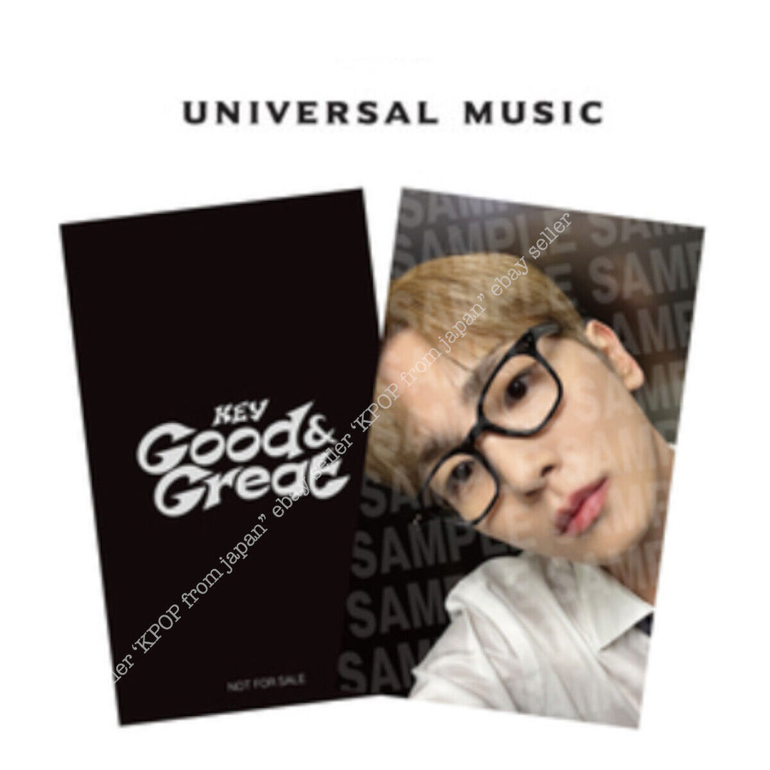 PREORDER KEY Good & Great Weverse Japan / UMS Official Limited photocard SHINEE