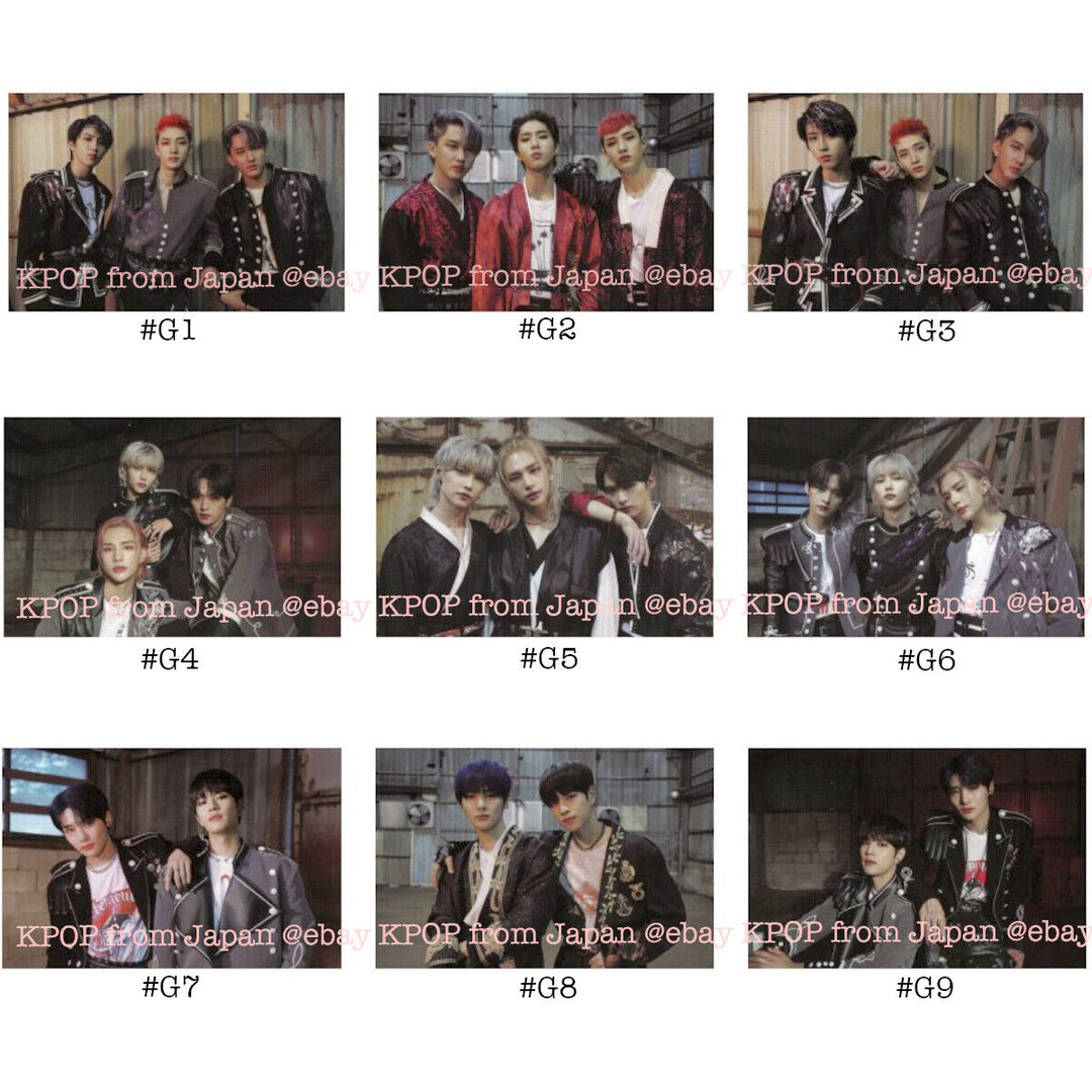 Stray kids IN LIFE Official Photocard Concept ver. Double sided ver. Units ver.