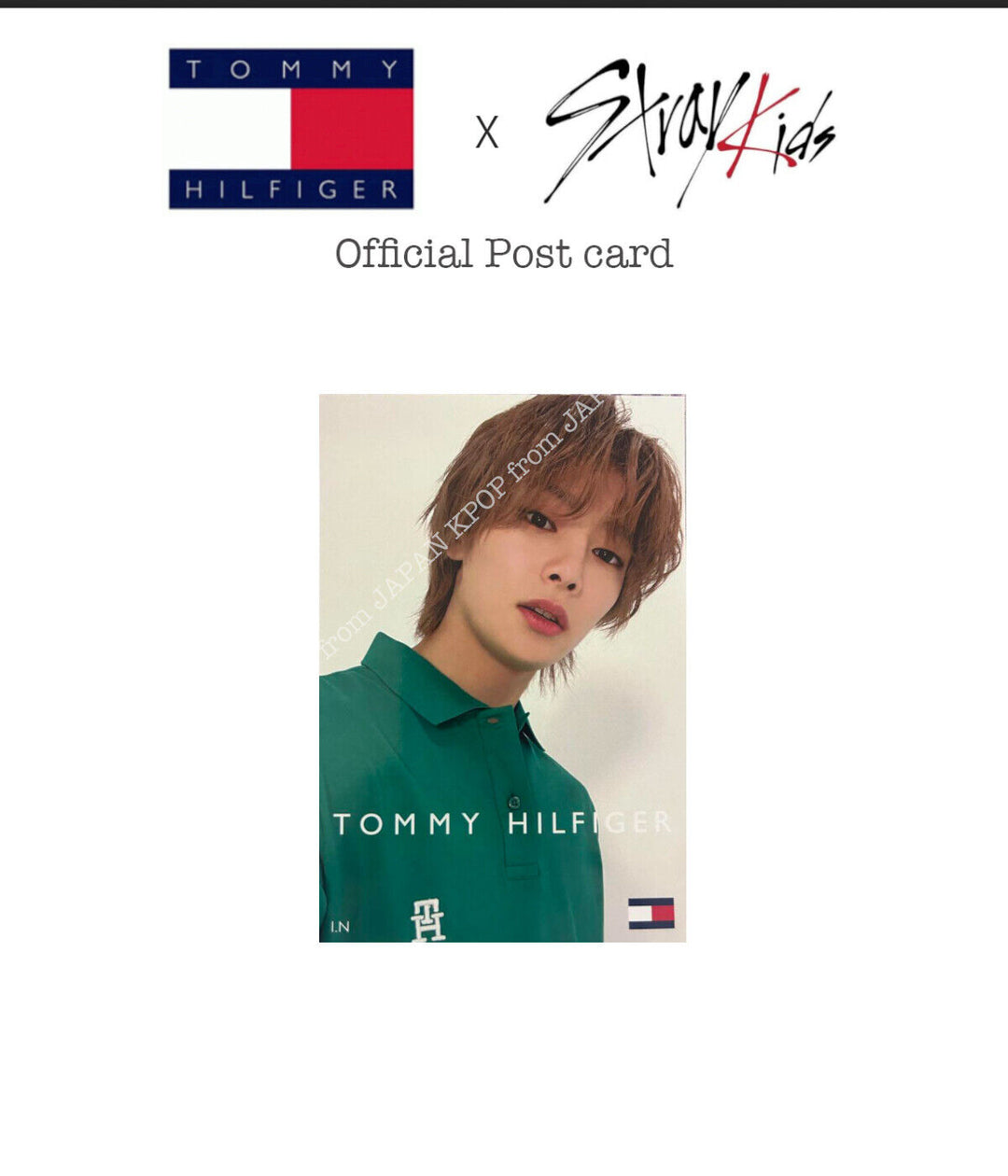 Stray kids TOMMYHILFIGER Japan exclusive Event official Postcard StrayKids