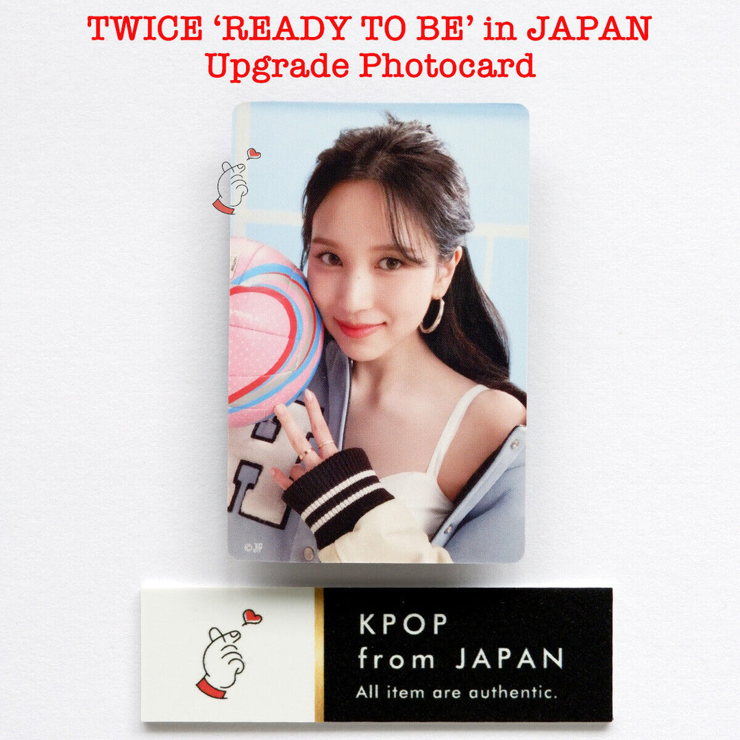 DOS VECES LISTO PARA ESTAR EN JAPÓN Tarjeta fotográfica con beneficio de actualización mina sana momo nayeon jihyo 