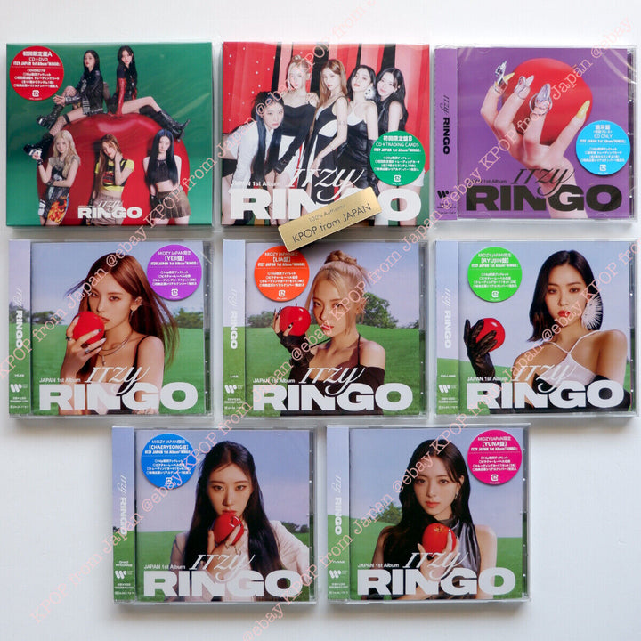 ITZY RINGO MIDZY JAPAN ver. ÁLBUM Yeji Yuna Lia Ryujin Chaeryeong 