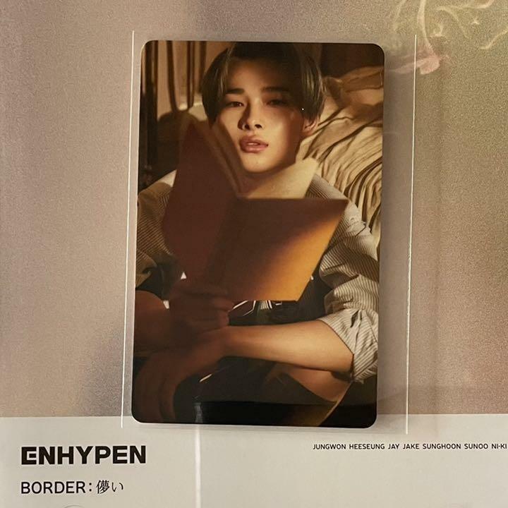 ENHYPEN NI-KI BORDER : Hakanai Official Photo card Solo Universal weverse PC