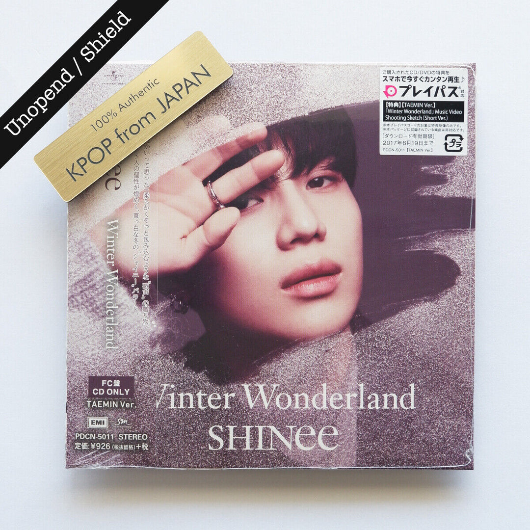 Unopened Shinee Winter Wonderland Japan FC Limited Edition CD FC