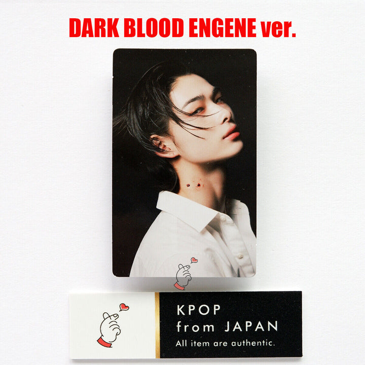 ENHYPEN DARK BLOOD ENGENE ver Tarjeta fotográfica oficial JUNGWON SUNGHOON HEESEUNG SUNOO 