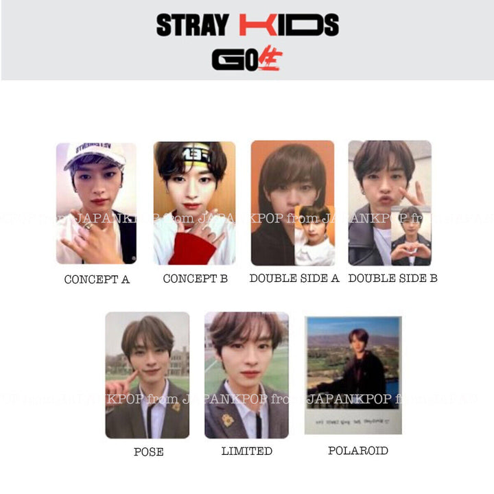 Stray kids IN LIVE Official Photo card Bang chan Lee know Han Felix Hyunjin I.N