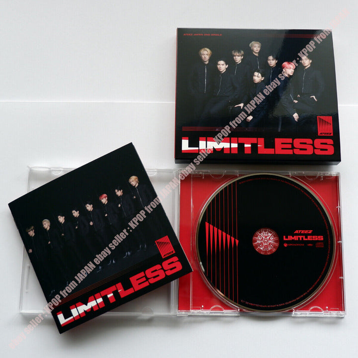 ATEEZ Limitless A ver. B ver. Standard ATINY ver. USED NOT with Photocard