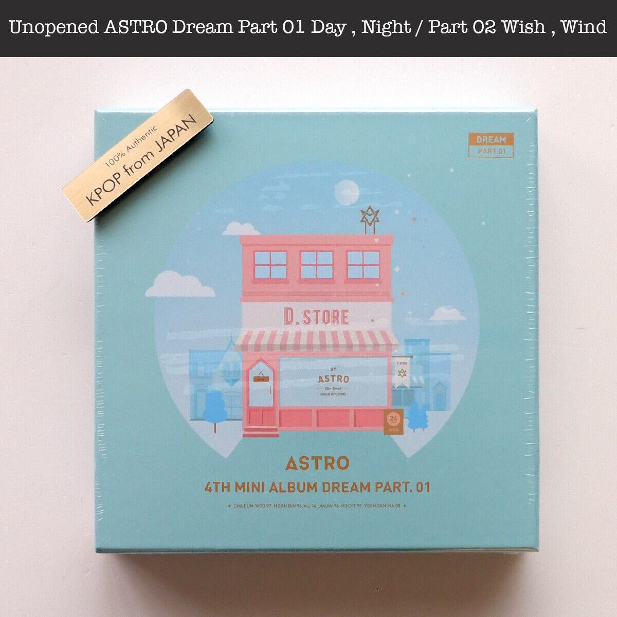 Unopened ASTRO Dream Part 01 Day , Night / Part 02 Wish , Wind Album P –  world-store