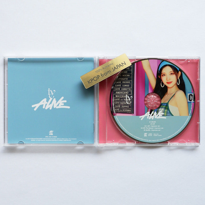 IVE JAPAN ALIVE SOLO JACKT CASE + PICTURE LABEL CD SET OPENED